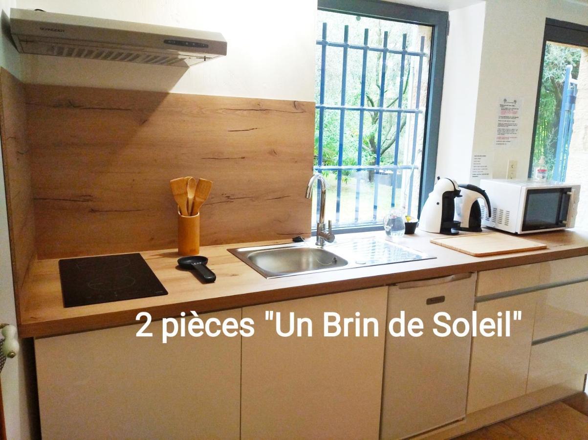 2 Pieces "Le Brin De Soleil" Gites Appart 'Hotel L'Echappee Belle D'Aubenas Logement 1 Sur 3 Exteriér fotografie