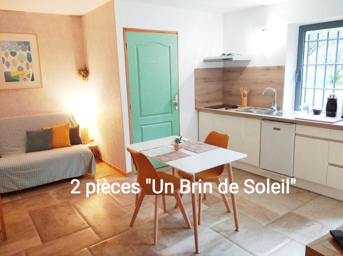 2 Pieces "Le Brin De Soleil" Gites Appart 'Hotel L'Echappee Belle D'Aubenas Logement 1 Sur 3 Exteriér fotografie